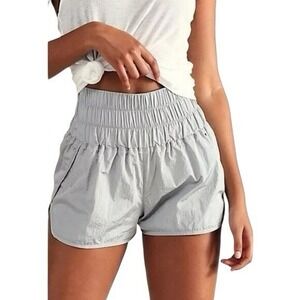 FP Movements Free People Gray‎ High Rise Athletic Shorts Size Small